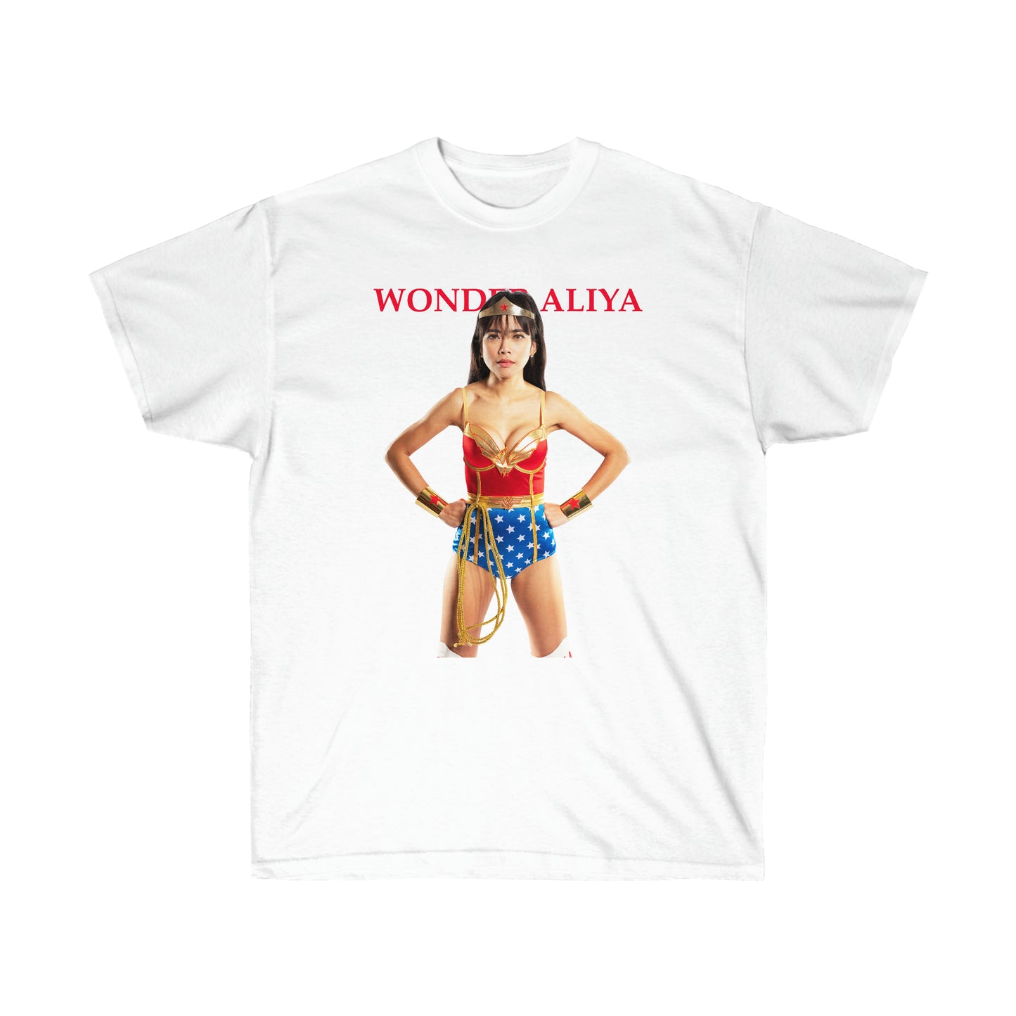 Wonder Aliya T-shirt | Sexy cosplay (two-sided print)