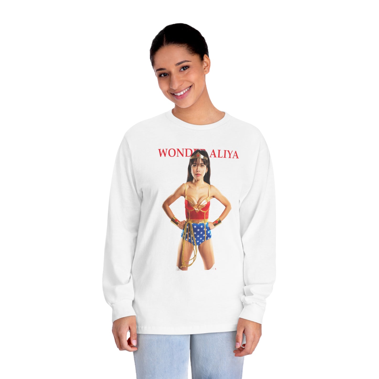 Wonder Aliya Long-sleeve T-shirt | Sexy cosplay (front image only)