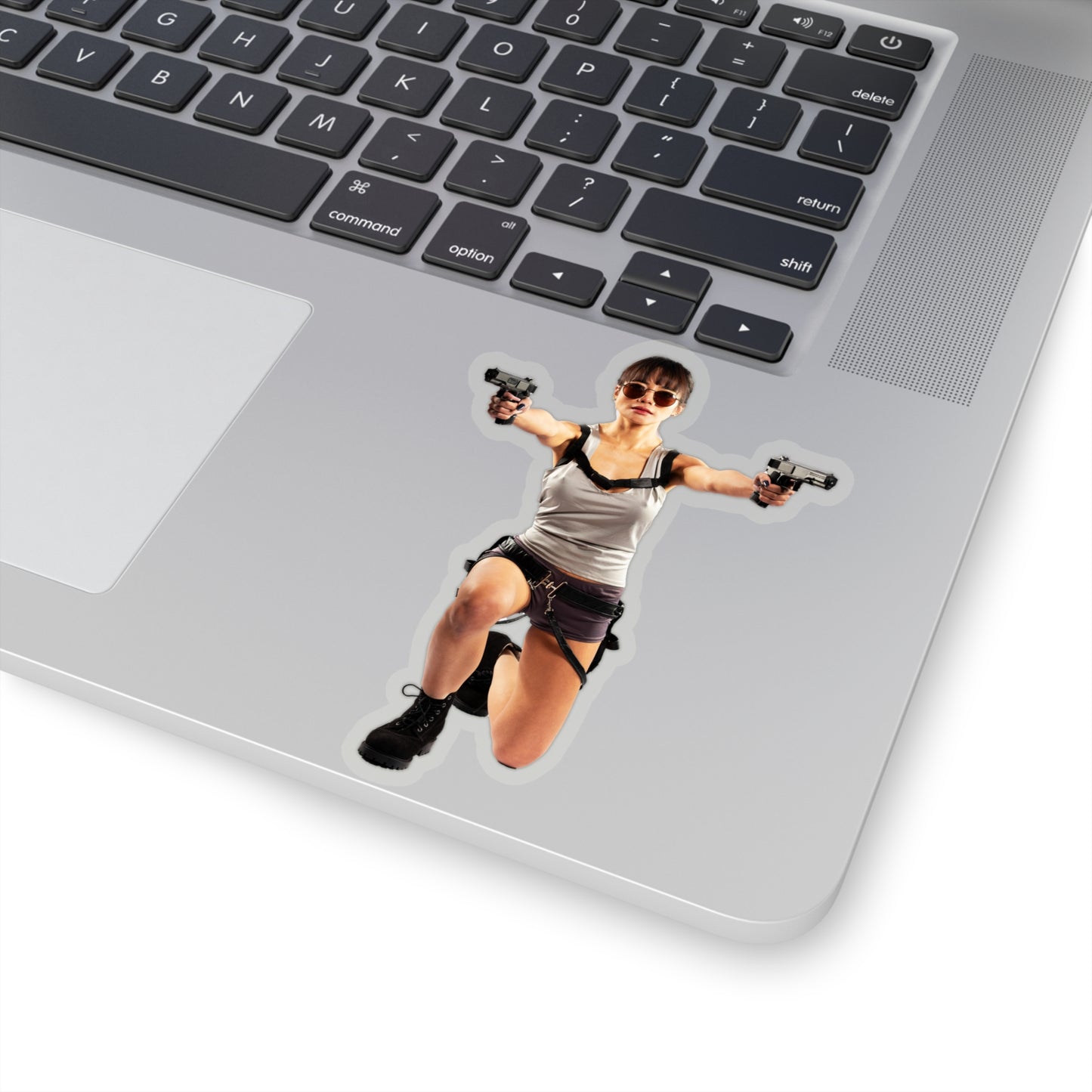 Aliya Croft kneeling pose stickers