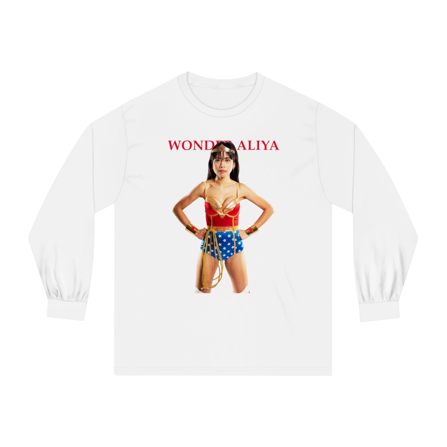 Wonder Aliya Long-sleeve T-shirt | Sexy cosplay (two-sided print)